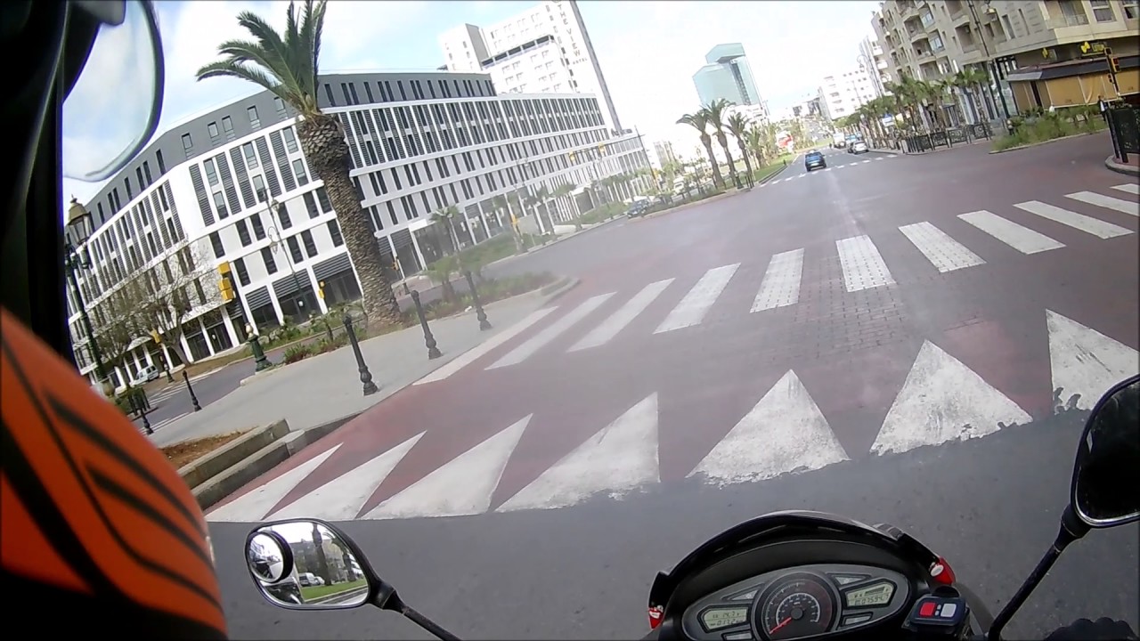 smail motard aux Maroc 3, Rabat City partie 2.