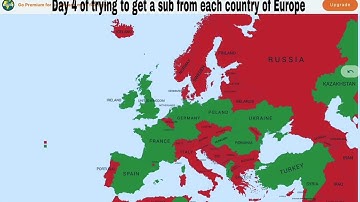 Day 4 of trying to get a sub from each country of Europe