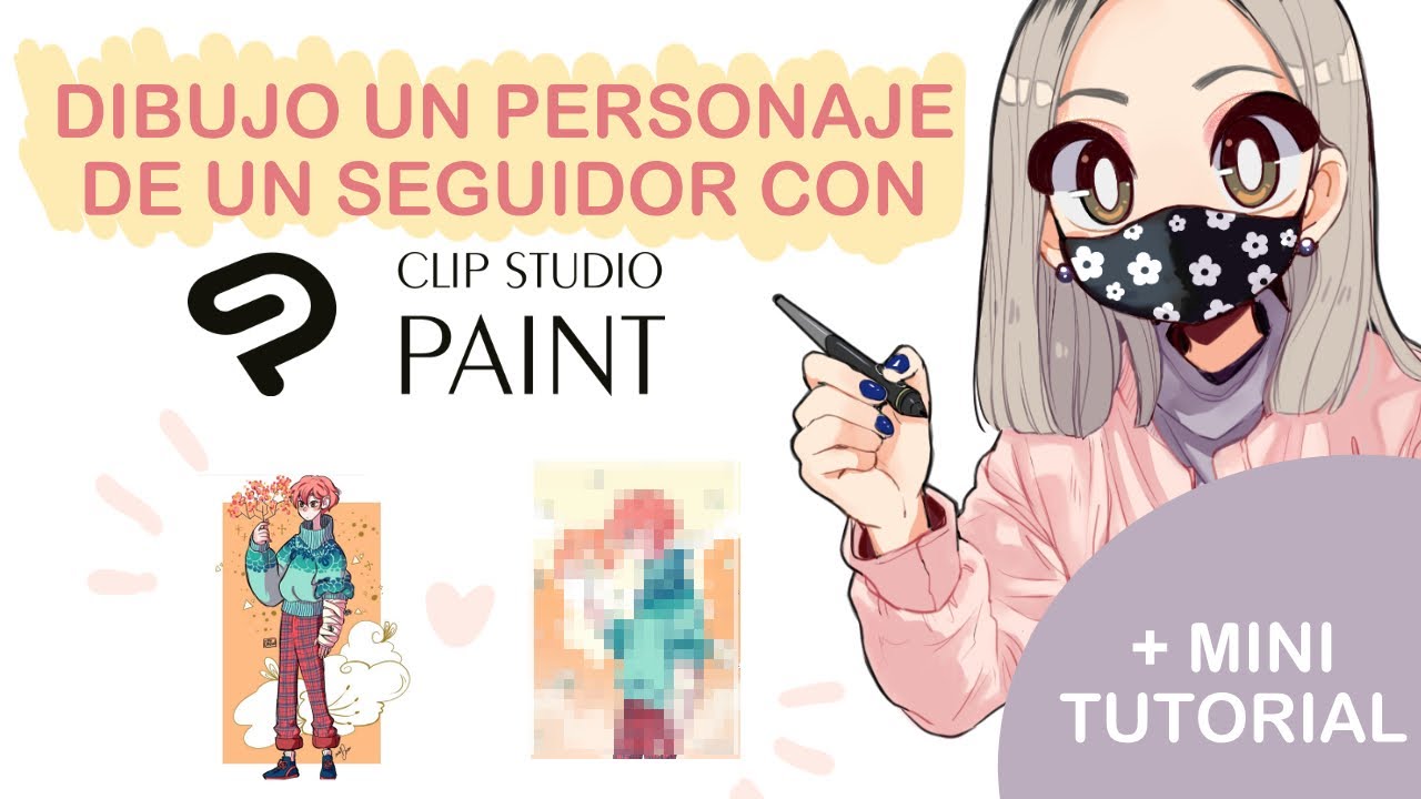 Dibujo a un personaje de un seguidor + Tutorial Clip Studio Paint
