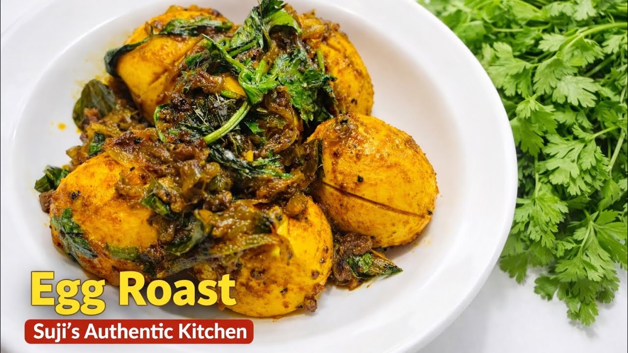 Spicy Egg Roast l  స్పైసీ ఎగ్ రోస్ట్ l എരിവുള്ള മുട്ട റോസ്റ്റ് l చాలా టేస్టీ ఎగ్ రోస్ట్ నిమిషల్లో🥚😋 