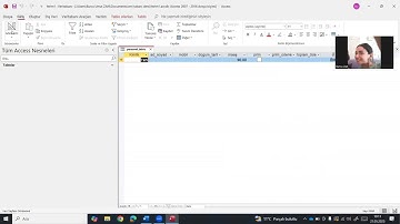 veri tabanı: tablo, form, sorgu, rapor, oluşturma