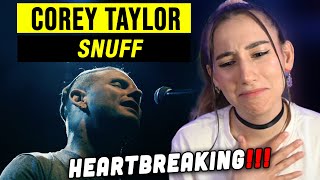 Corey Taylor - Snuff (Acoustic) | Singer Reacts & Musician Analysis