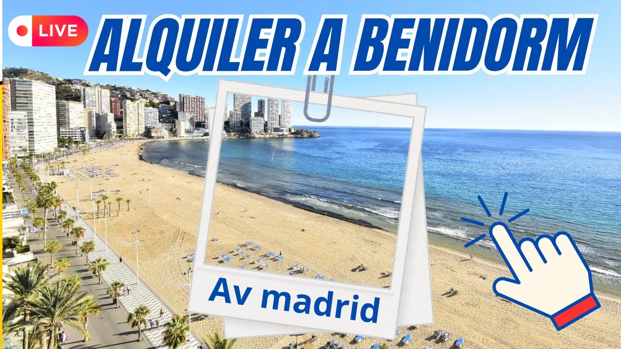 Alquiler todo el año Benidorm ☘ Vive la vida al máximo en este espectacular ático frente al mar