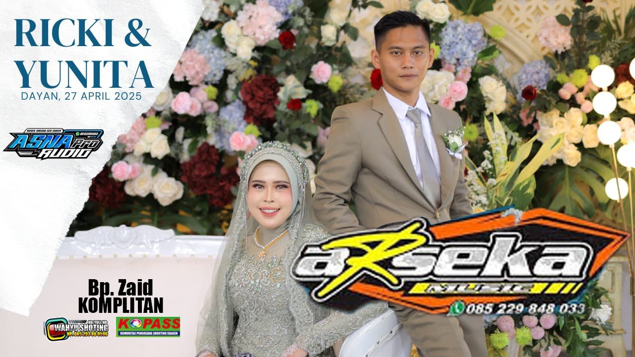 🔴LIVE ARSEKA MUSIC II RICKI & YUNITA II ASNA AUDIO II BP.ZAID KOMPLITAN II WAHYU SHOTING HD