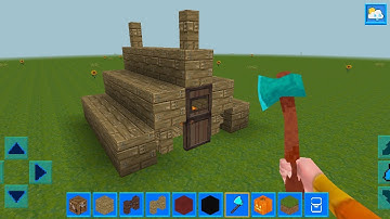 AdventureCraft 3D Block Building & Survival Craft Gameplay #32 (Android) | Working Tent