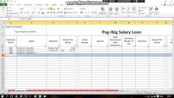 Philippines simple payroll system using excel part2