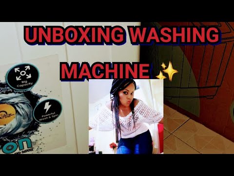 "Unboxing My Brand New Washing Machine"