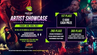 Concert Crave Artist Showcase - 6/18/21 Dallas, Texas