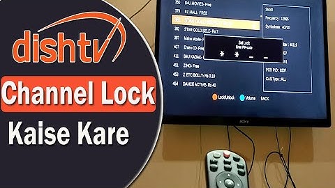 DishTV Channel Lock Kaise Kare | How to use Parental Lock in DishTV 2020 | Unlock DishTV Channel