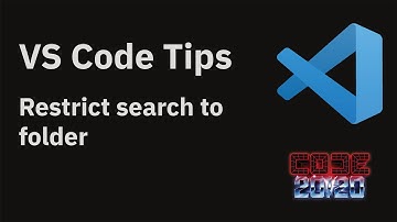 VS Code tips — Search only in a specific folder using Restrict Search to Folder
