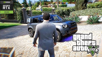 GTA 5 Natural Vision Evolved Gameplay | Default Graphics Settings | RTX 2050