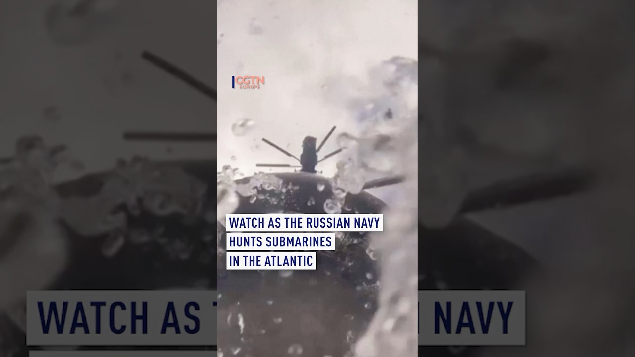 Watch how Russian Navy searches for submarines in the Atlantic
