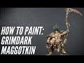 How to paint Maggotkin of Nurgle (or Death Guard) - Grimdark Style