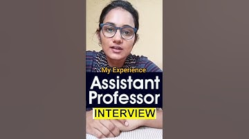 Assistant professor interview selections #shorts | How to crack associate professor Interview