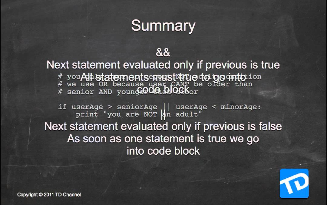 Introduction to Programming - Control Flow - YouTube