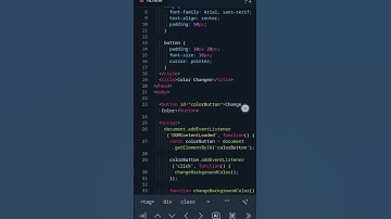 Background Colour Changing effect|| HTML CSS JavaScript