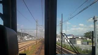 JR山陽本線 新快速 加古川→姫路 【前面展望動画】 2023年7月22日（その11）