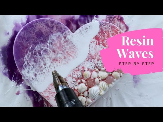 How to Create Ocean Waves Shell DIY - Protite Clear Casting Resin &  Pigments - Australian Made 