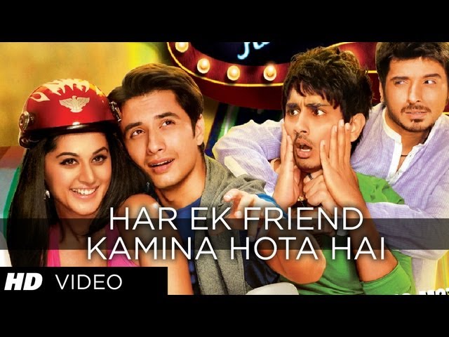 Har Ek Friend Kamina Hota Hai Video Song | Chashme Baddoor | Ali Zafar, Divyendu Sharma & Siddharth