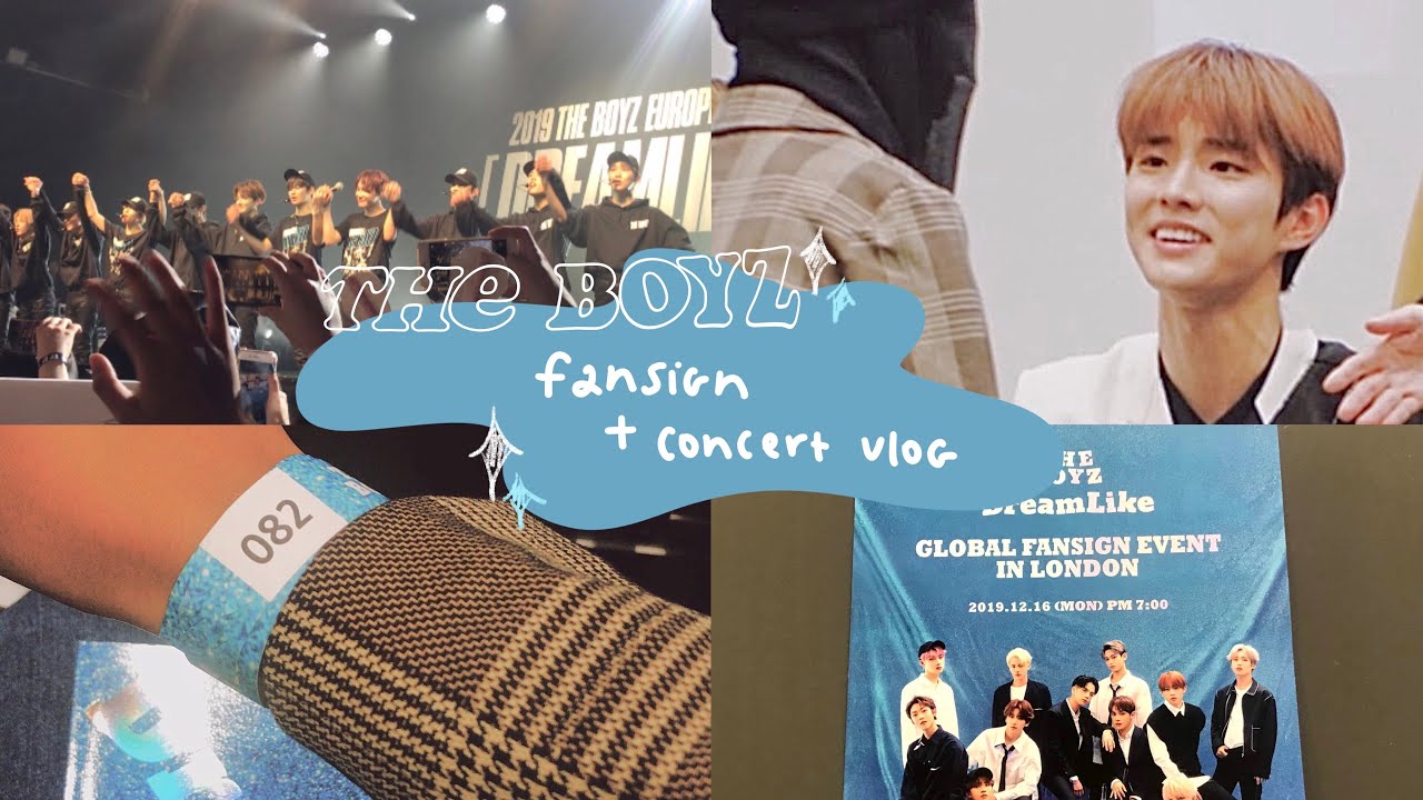 [THE B LOG] The Boyz Europe Tour | London Fansign + Concert Vlog