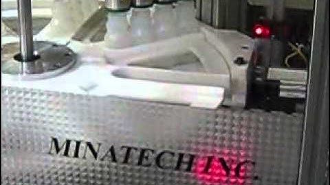 Minatech Inc. Rotary Spacing Wheel 4 Head Leak Test