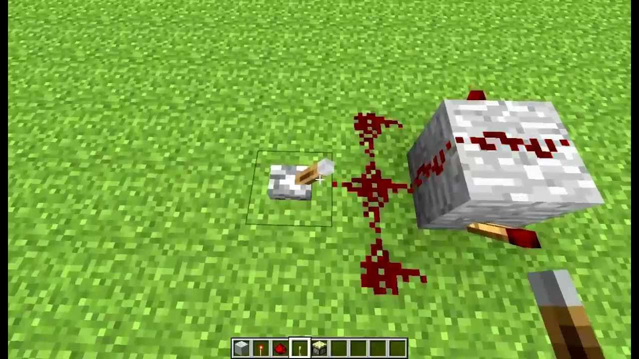 Minecraft Tutorial 2 How to make a simple redstone engine YouTube