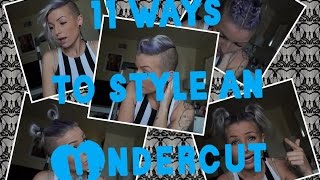 How to style an undercut |11 ways| Part 2