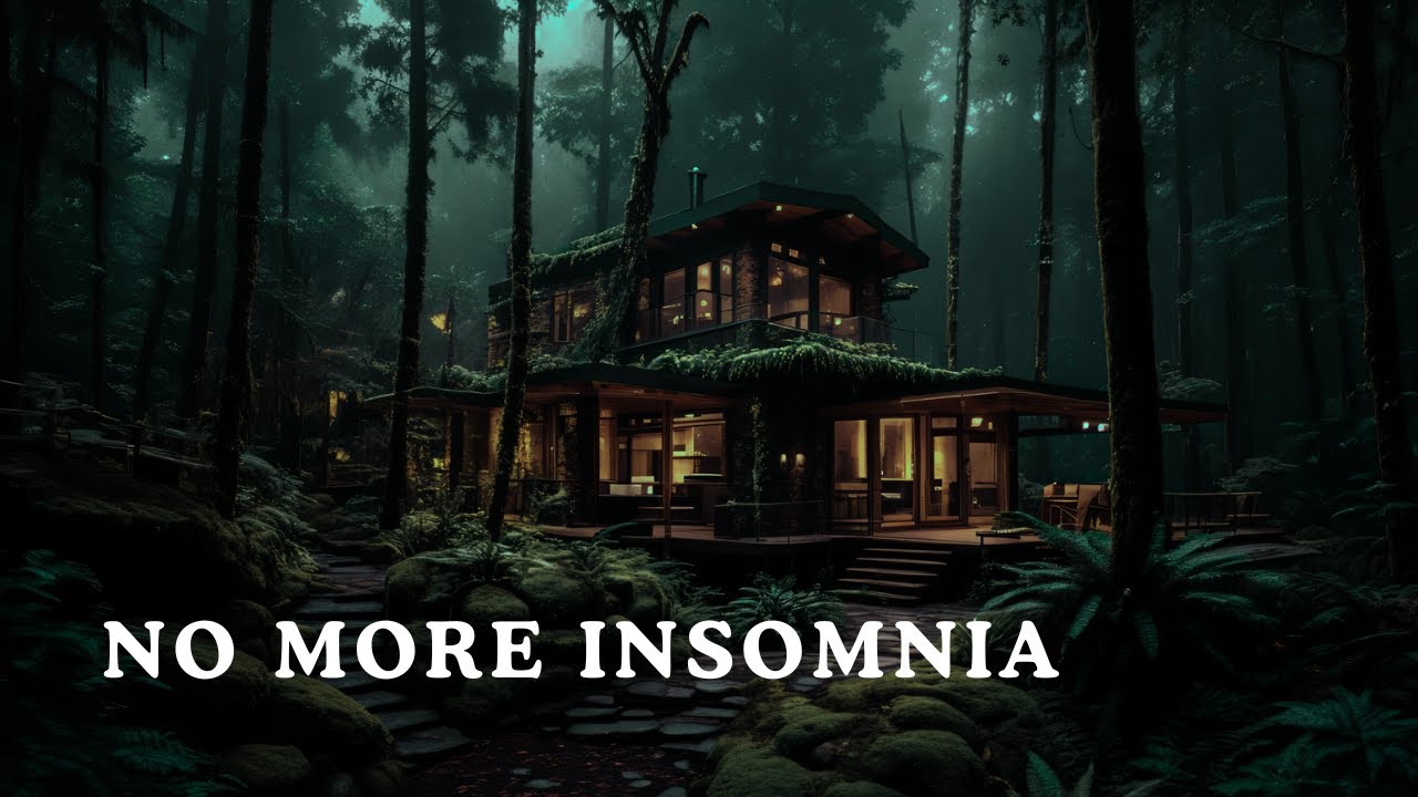 Cozy Cabin Night Rain | Soft Thunder Sleep Ambience