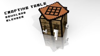 Crafting Table | Test | Minecraft Animation | Blender | Download