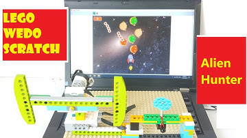 Alien Hunter Game | Lego wedo and Scratch