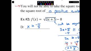 IM1 5.2 Domain and Range of Functions