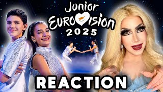 Cyprus 🇨🇾 - Rafaella and Christos - Away (LIVE) | Reacting to Junior Eurovision 2025