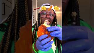 I Finally ate a Giant Cheese Takis (giant Mozzarella stick emoji challenge)