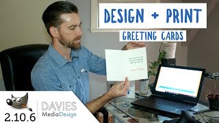 DIY - Design and Print Your Own Greeting Card in GIMP 2.10 screenshot 3