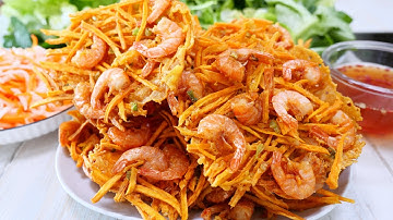 Công Thức Bánh Tôm Chiên Kiểu Mới Ngon Nhất Nào Giờ - Cách Chiên Không Bị Hút Dầu by Vanh Khuyen