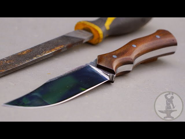 Creating a Hunting Knife from an Old File class=