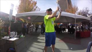 Longest Duration Blindfolded Juggling Official Guinness World Record -David Rush-