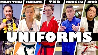 Comparing Martial Arts Styles UNIFORMS