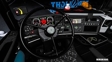 ETS2 Mods v1.43 | Scania R & Streamline Custom V8 Dashboard *4 Variants* | ETS2 Mods