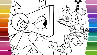 Zoobles Evil Twin Sister Coloring Pages How To Color The Amazing Digital Circus