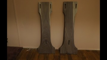 Woodworking Building a Live Edge Table Part 2 Leg Day