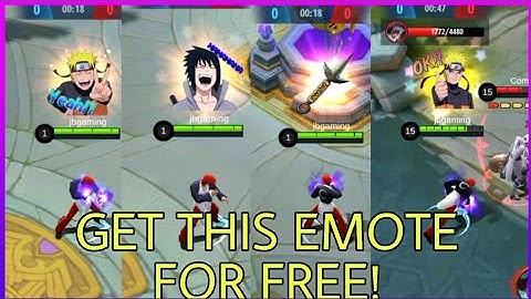 New Naruto Theme Emote Script With BackupFiles | Mobile Legends