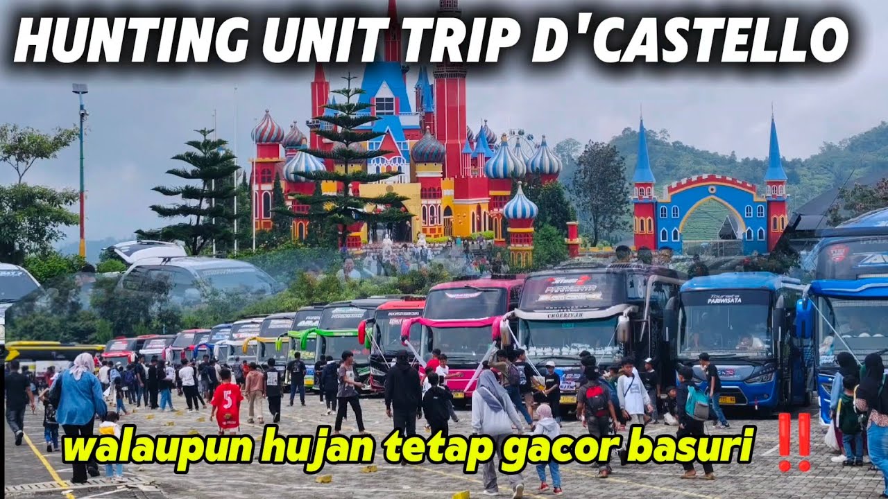 MERIAH ‼️TRIP CASTELLO FULL BASURI DITENGAH HUJAN 🥶