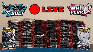 Opening BLACK BOLT & WHITE FLARE until I pull a SECRET BLACK, WHITE or RED RARE!!