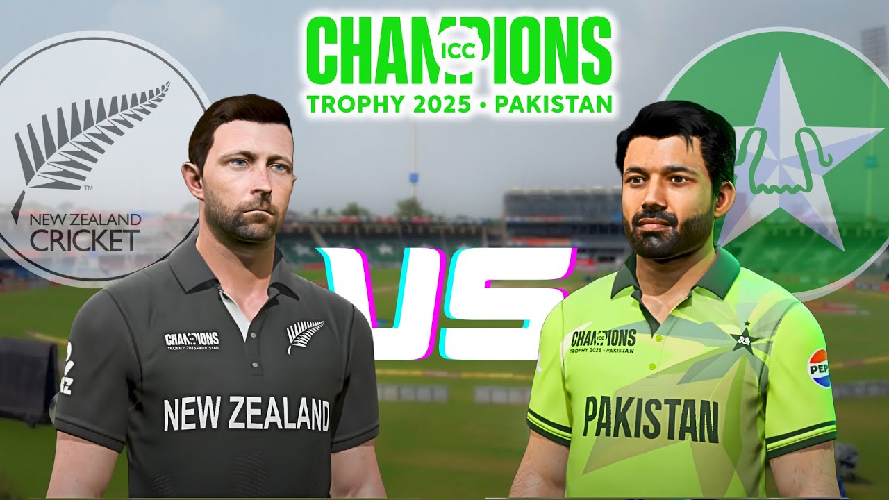 LAST BALL Thriller: PAK vs NZ Champions Trophy 2025  🏏 Cricket 24 Gameplay