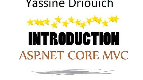 Introduction of ASP.NET Core MVC in Darija