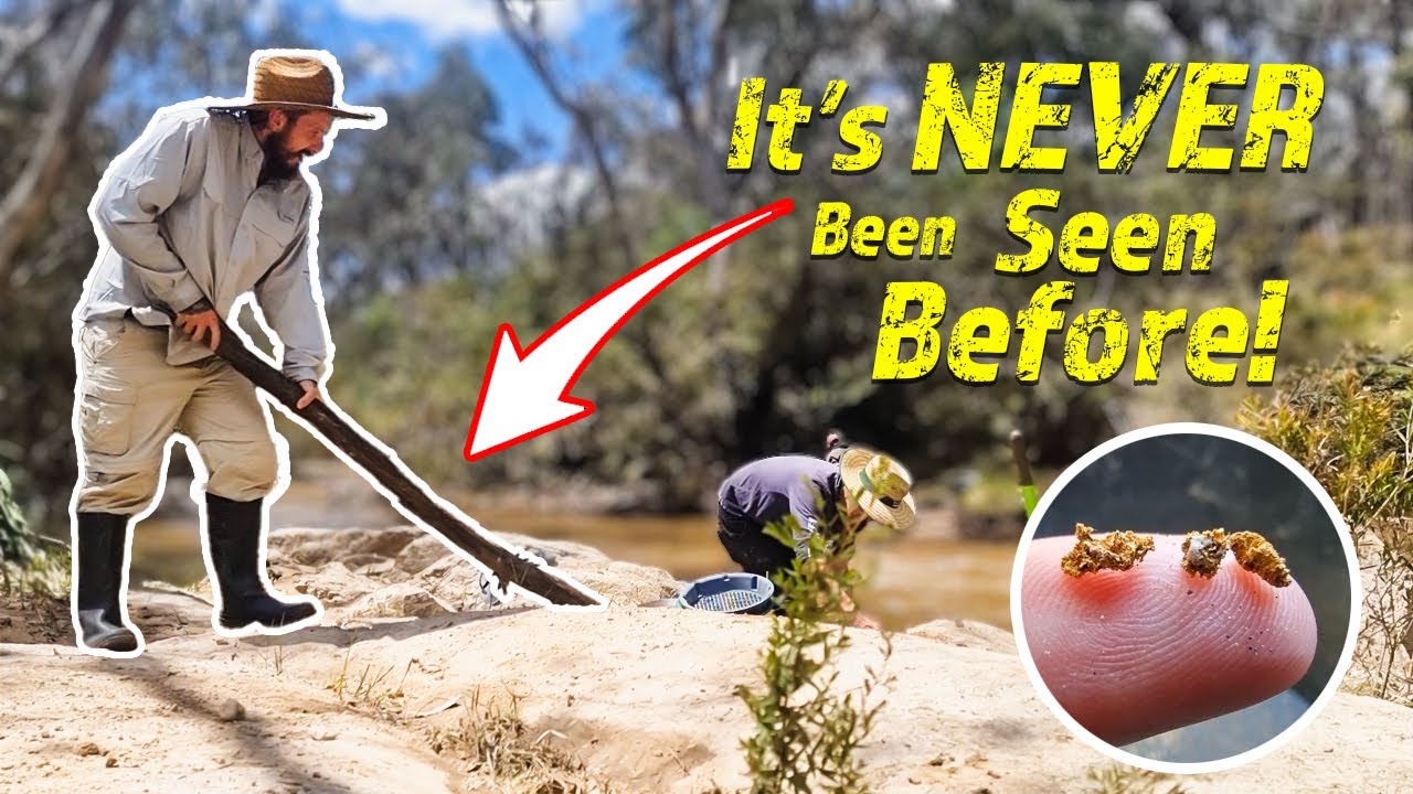 Mining An Extremely Rare and Old Type of Gold Deposit!