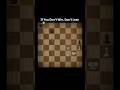 If You Don’t Win, Don’t Lose | Smart Chess Survival Strategy‼️