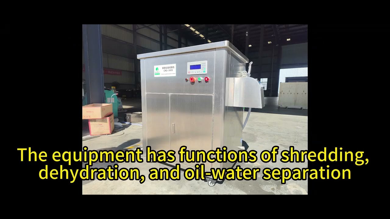 CRO-300 Kitchen Waste Reduction Machine | Shred, Dehydrate & Reduce Volume