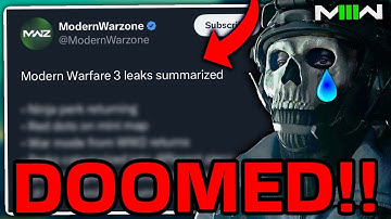 NEW LEAKS reveal Modern Warfare 3 is DOOMED… (IT’S UGLY!)